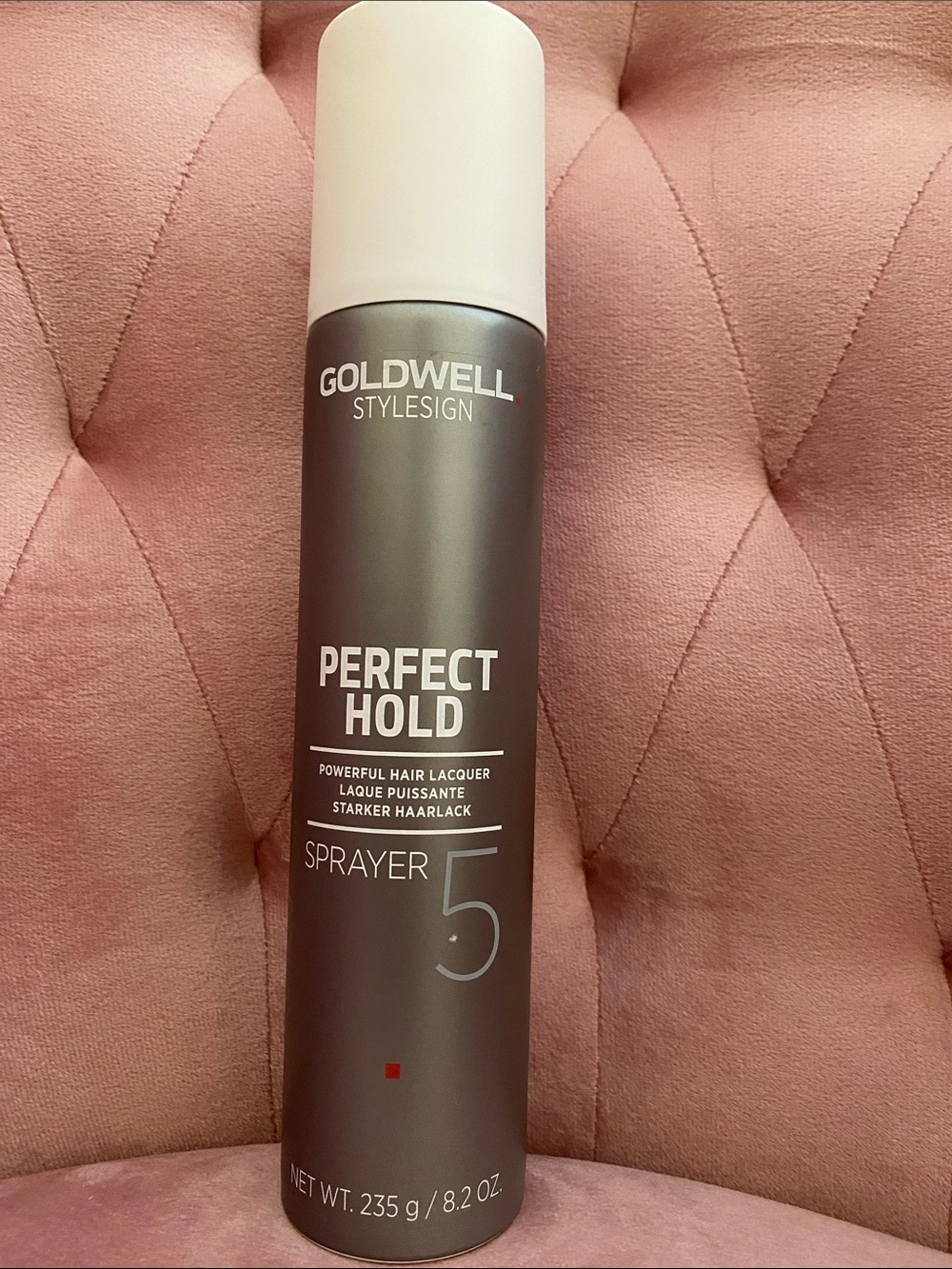 dwell Perfect Hold Hair Spray - Gray & White.sprayer 5